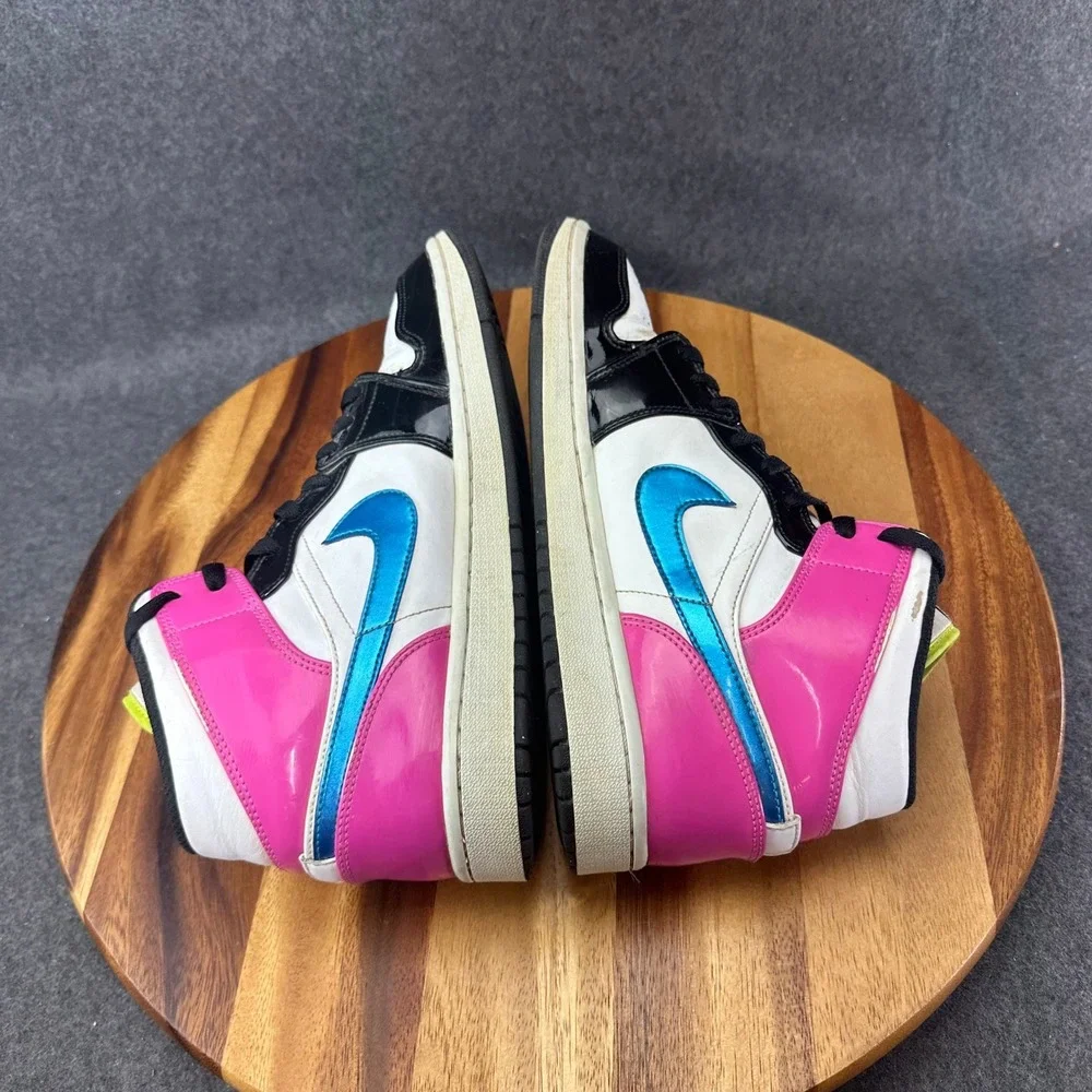 Jordan 1 Mid SE Cyber Active Fuchsia Sneakers Mens Size 10 CZ9834-100